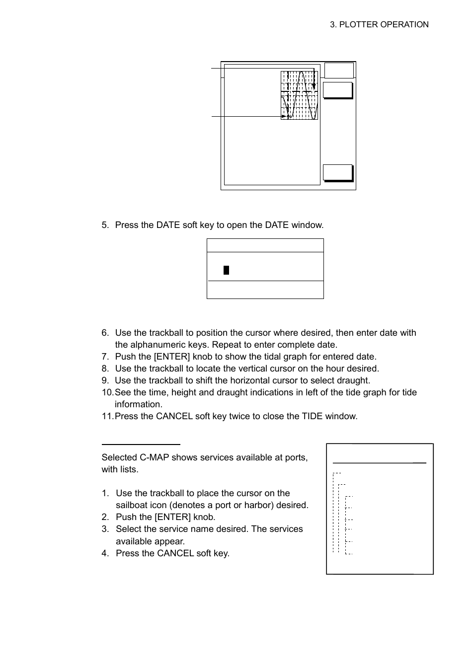 C-map, port service display | Furuno NAVNET 1823C User Manual | Page 103 / 260