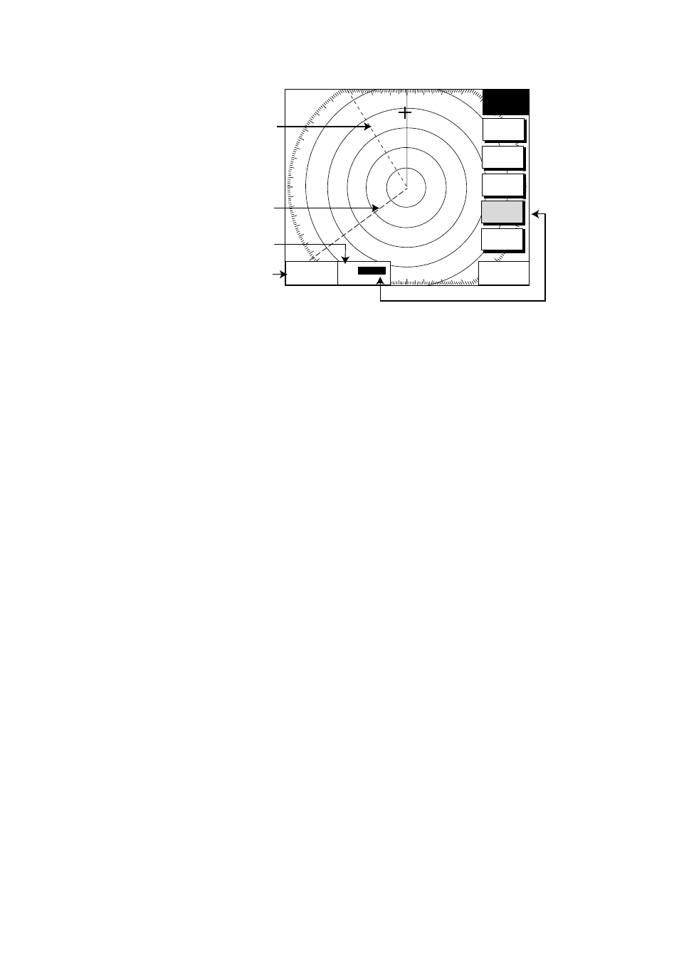 3 erasing an ebl, ebl indication, 4 erasing ebl/vrm data boxes, 5 hiding ebl/vrm data boxes | 6 moving ebl/vrm data boxes, 12/ h-up | Furuno NAVNET 1823C User Manual | Page 51 / 260