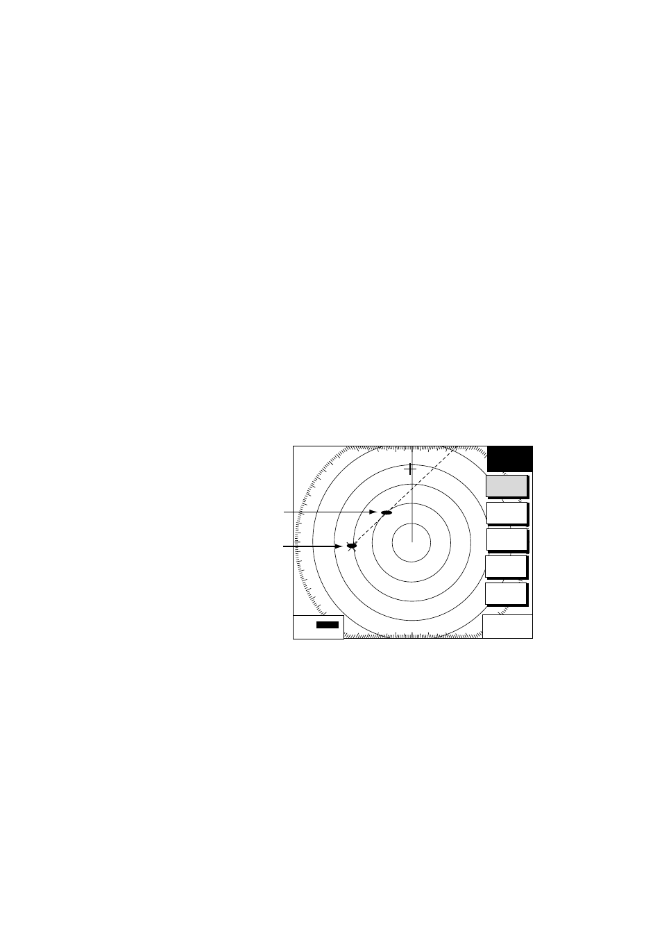 17 using the offset ebl, 1 predicting collision course | Furuno NAVNET 1823C User Manual | Page 57 / 260