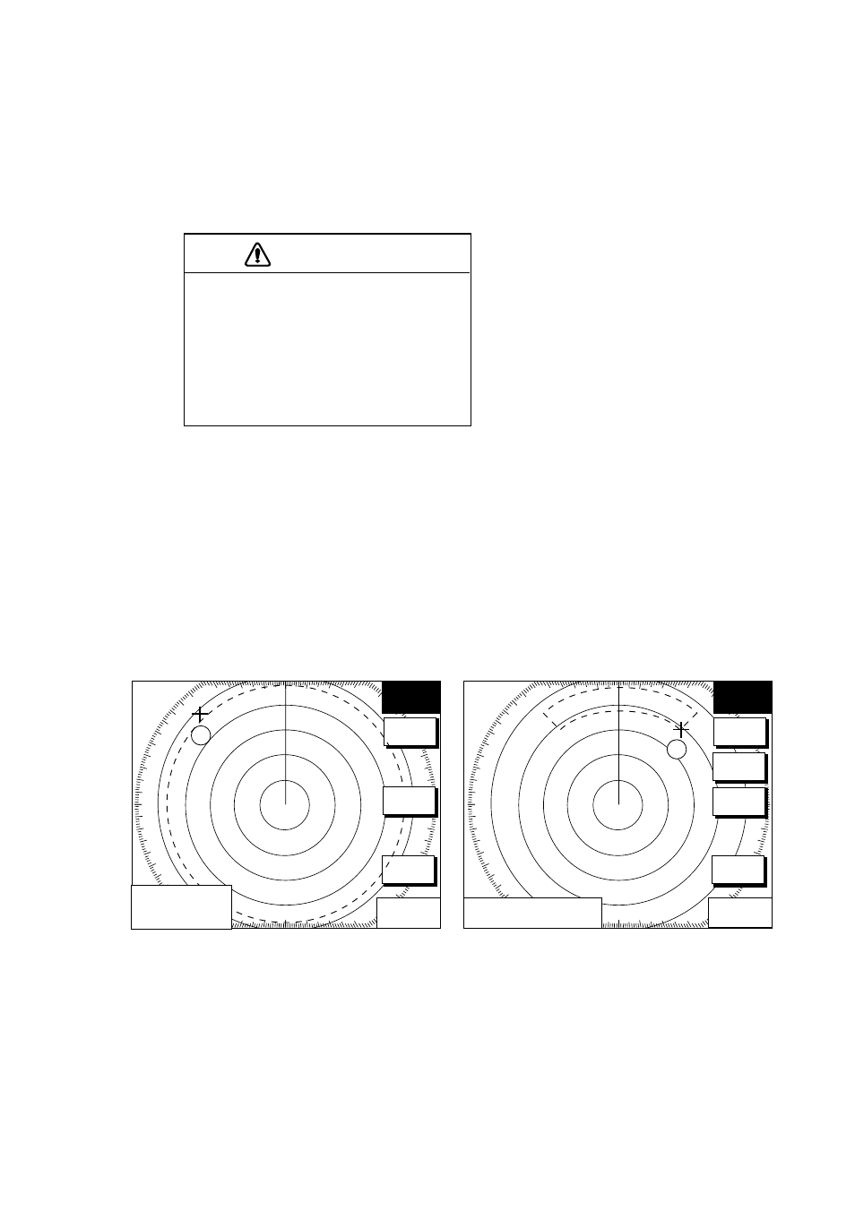 22 guard alarm, Caution, 1 setting a guard alarm zone | Furuno NAVNET 1823C User Manual | Page 65 / 260