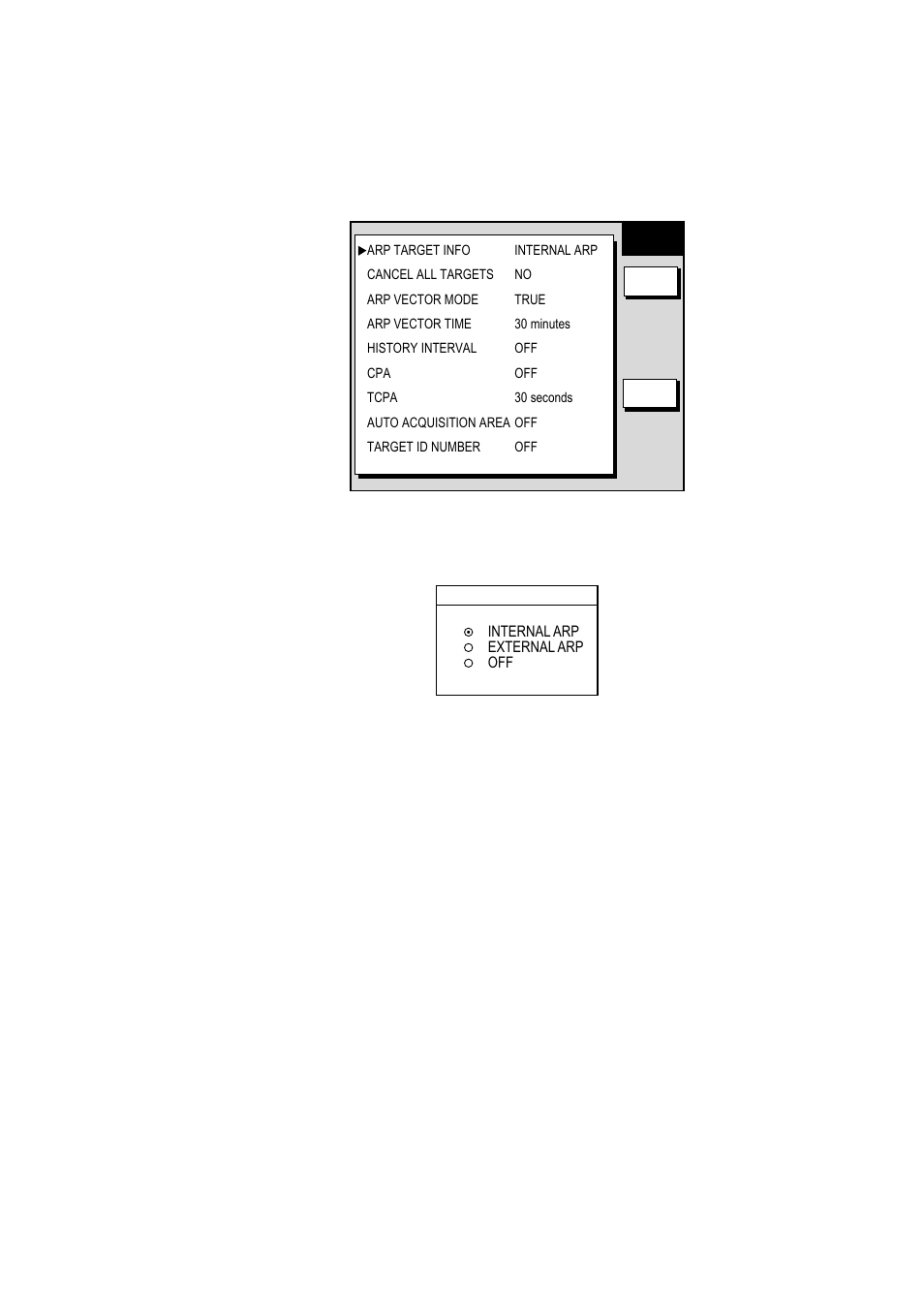 1 activating/deactivating arp, ttm | Furuno NAVNET 1823C User Manual | Page 71 / 260