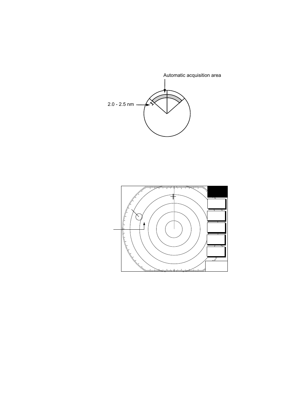 3 displaying target number (arp, ttm) | Furuno NAVNET 1823C User Manual | Page 73 / 260