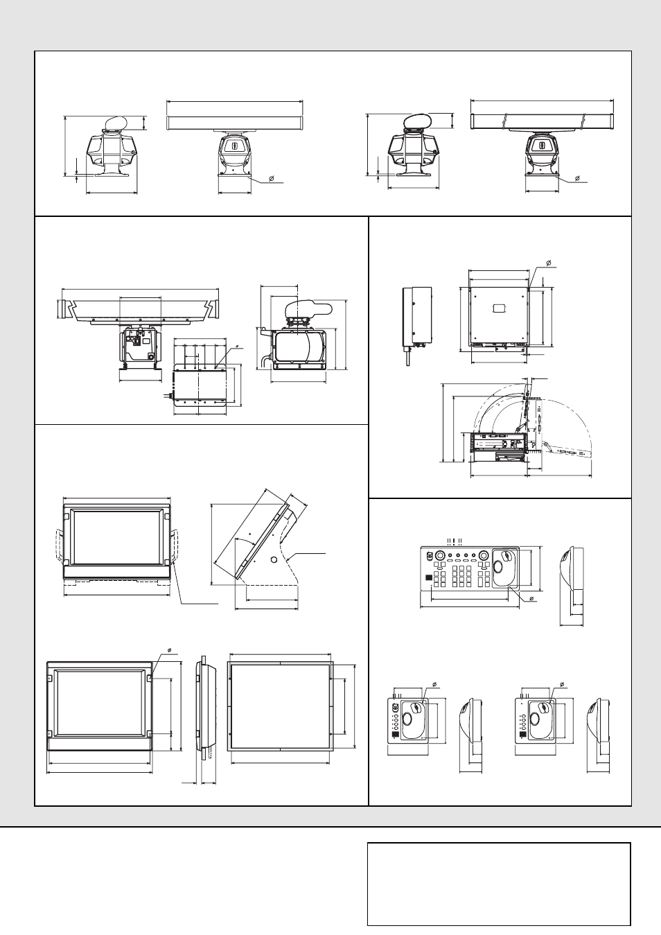 Processor unit rpu-013, Antenna unit for far-2837s | Furuno FAR-2817 User Manual | Page 8 / 8