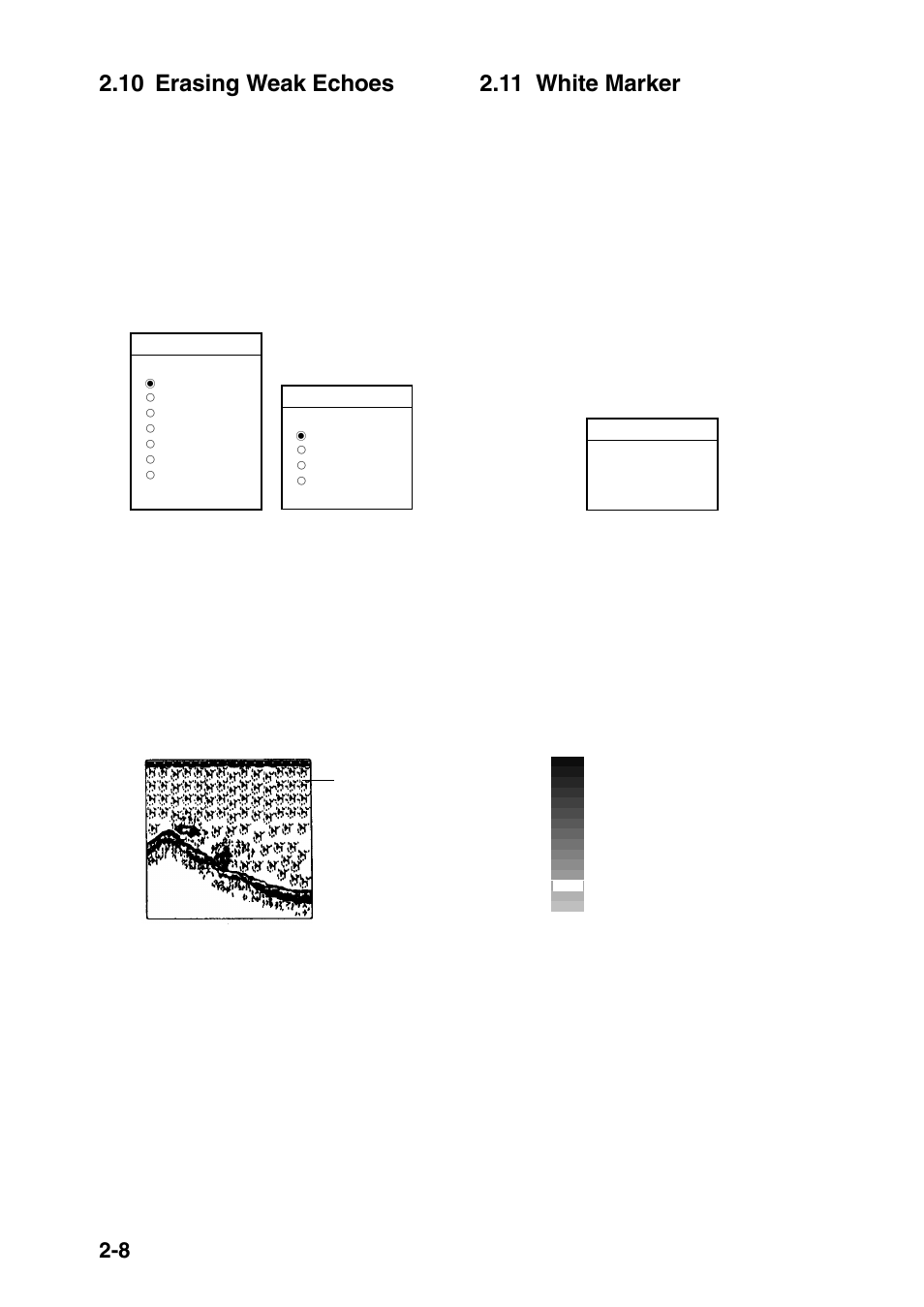 10 erasing weak echoes, 11 white marker | Furuno GP-1850DF User Manual | Page 22 / 110