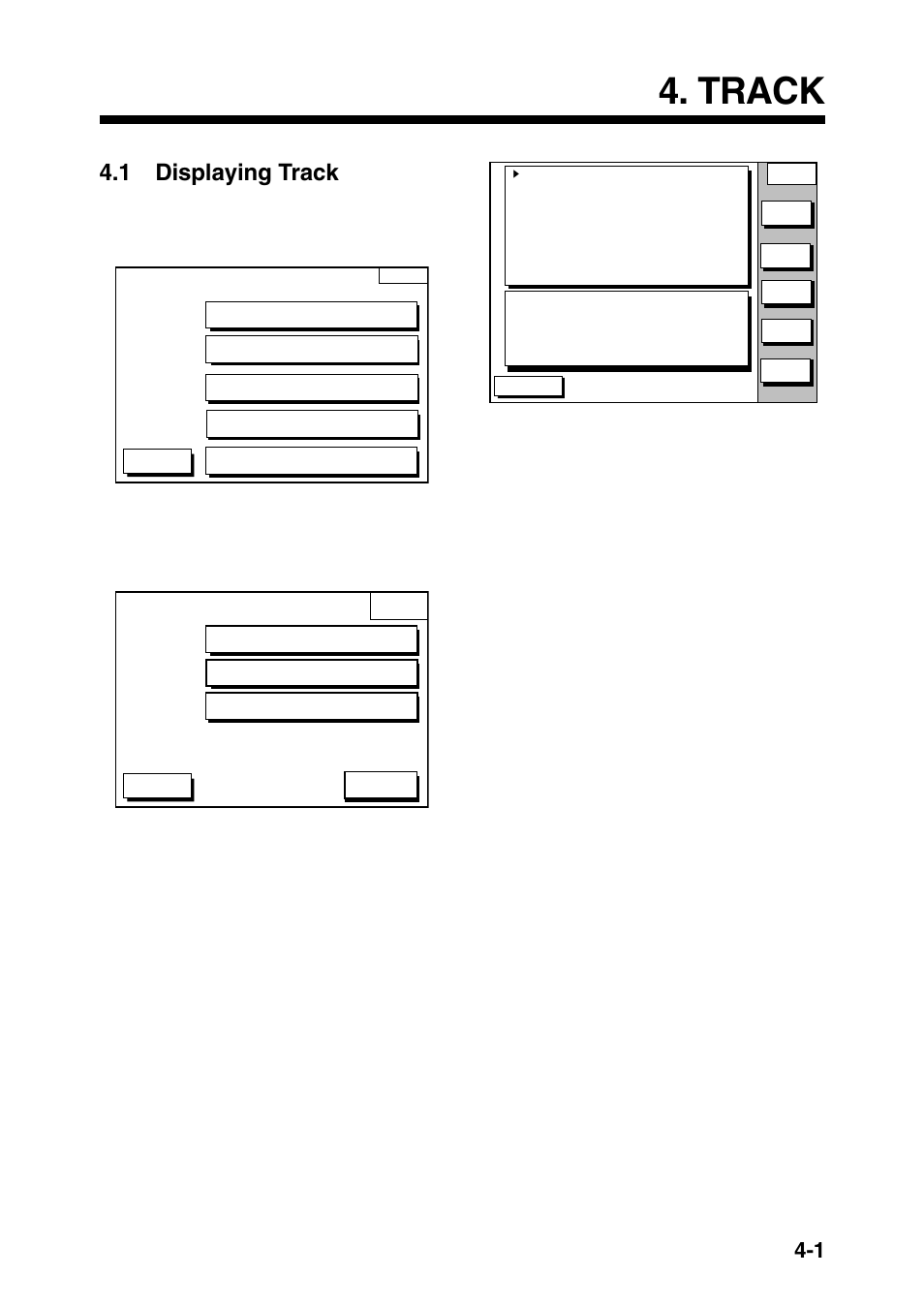 Track, 1 displaying track | Furuno GP-1850DF User Manual | Page 35 / 110