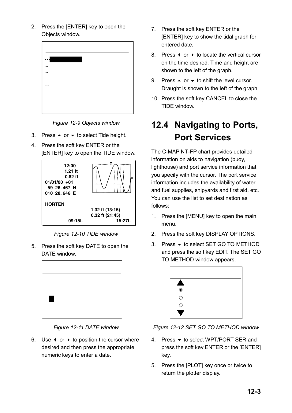 4 navigating to ports, port services | Furuno GP-1850DF User Manual | Page 85 / 110