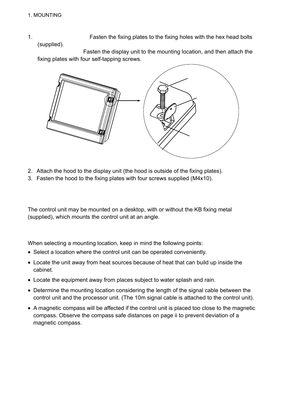 3 control unit | Furuno FAR-2127 User Manual | Page 18 / 136