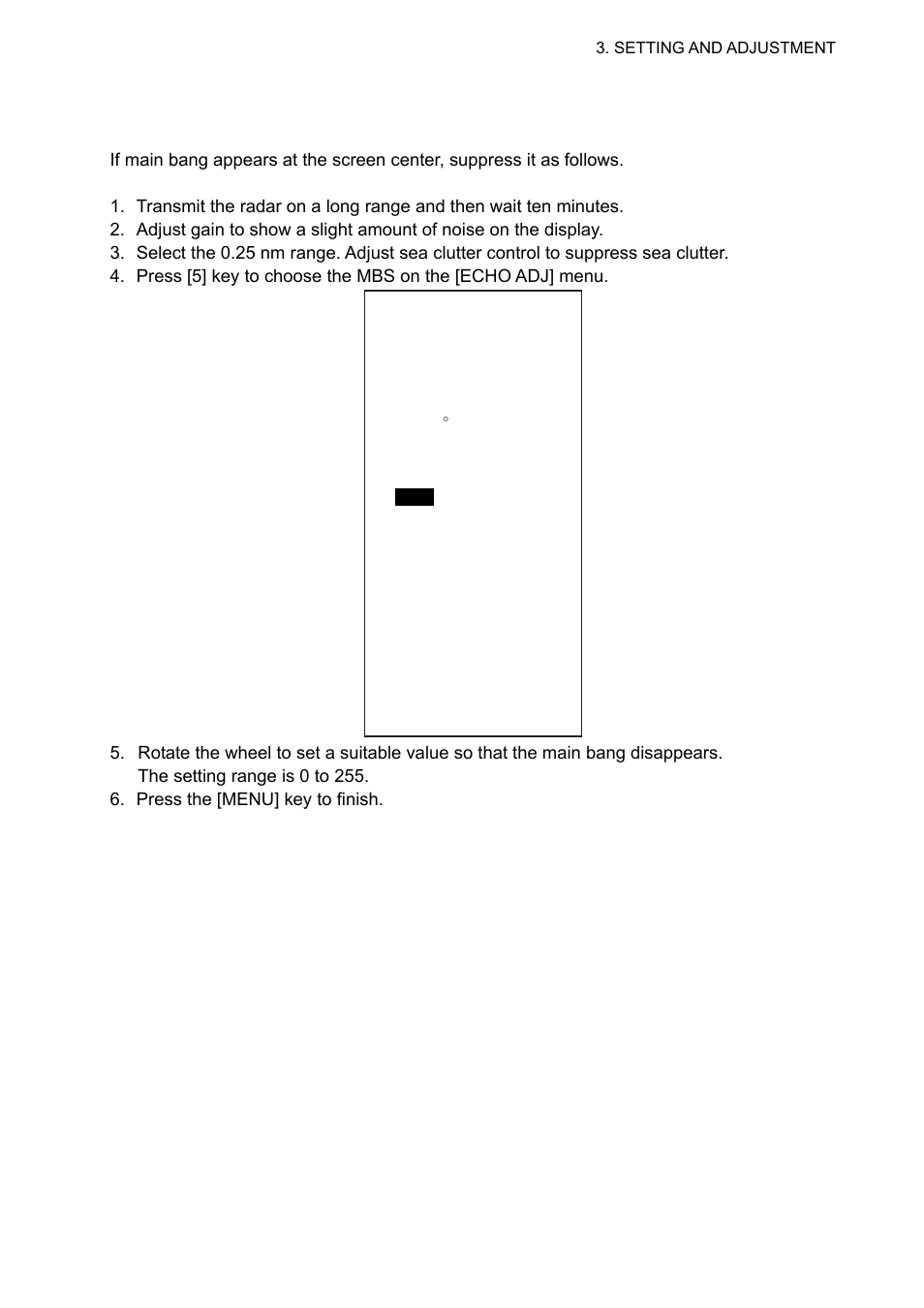 5 suppressing main bang | Furuno FAR-2127 User Manual | Page 45 / 136