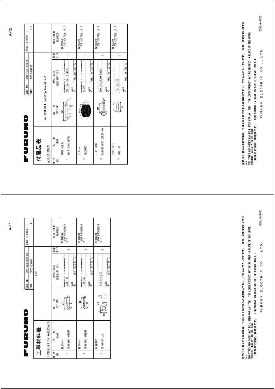 Ꮏ੐ ᧚ ᢱ, A-12, A-11 | Furuno FAR-2127 User Manual | Page 90 / 136