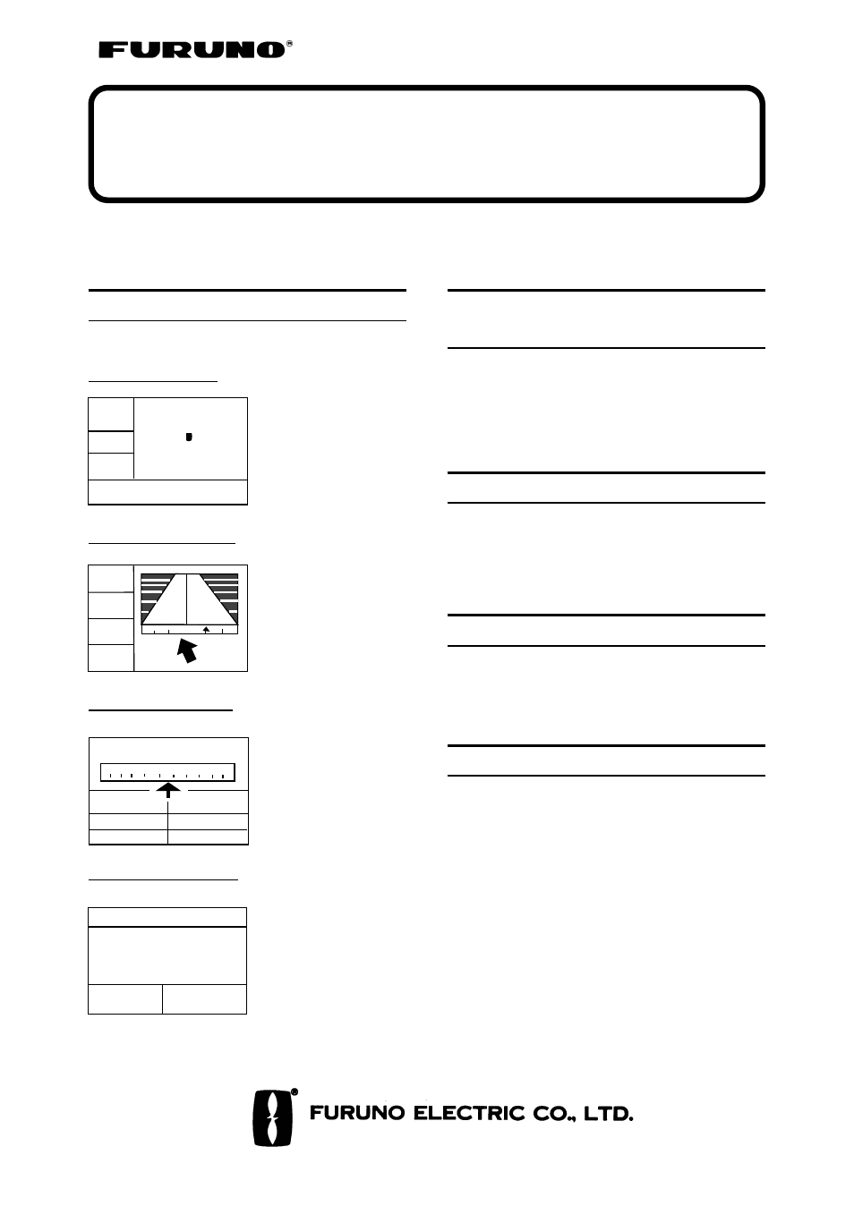 Furuno GP-30 User Manual | 2 pages