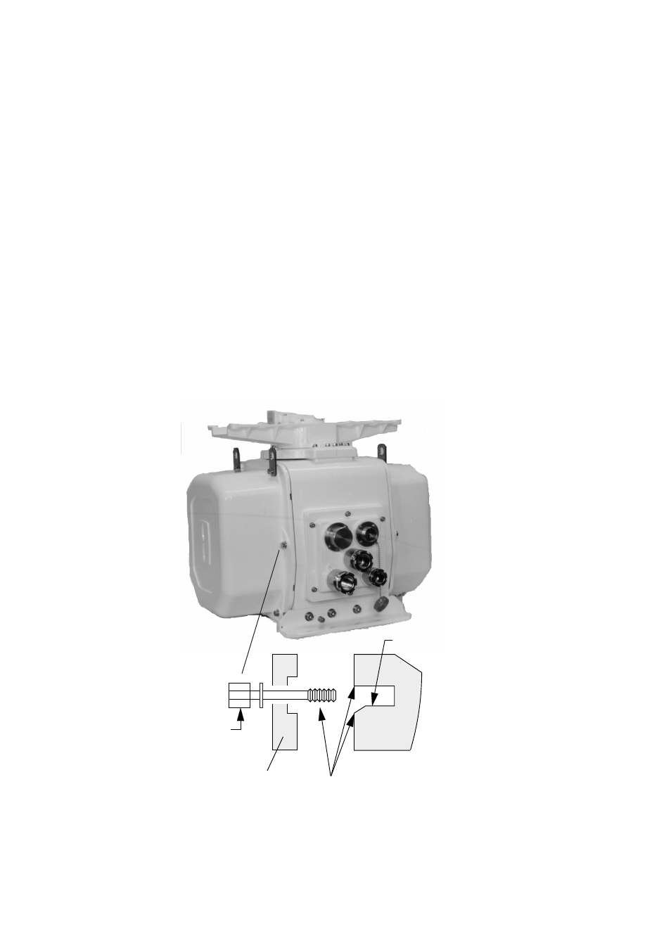 When the de-icer is installed, Fixing the scanner cover | Furuno FR-2155 User Manual | Page 26 / 89