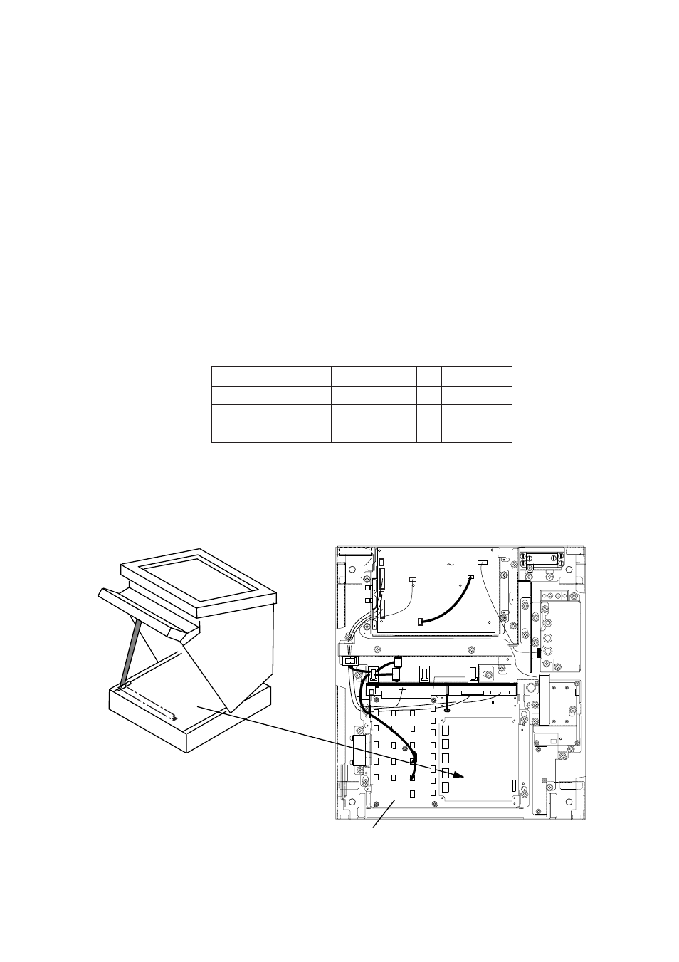 Installation of optional equipment, 1 gyro converter gc-8, Figure 4-1 display unit, inside view | Furuno FR-2155 User Manual | Page 43 / 89