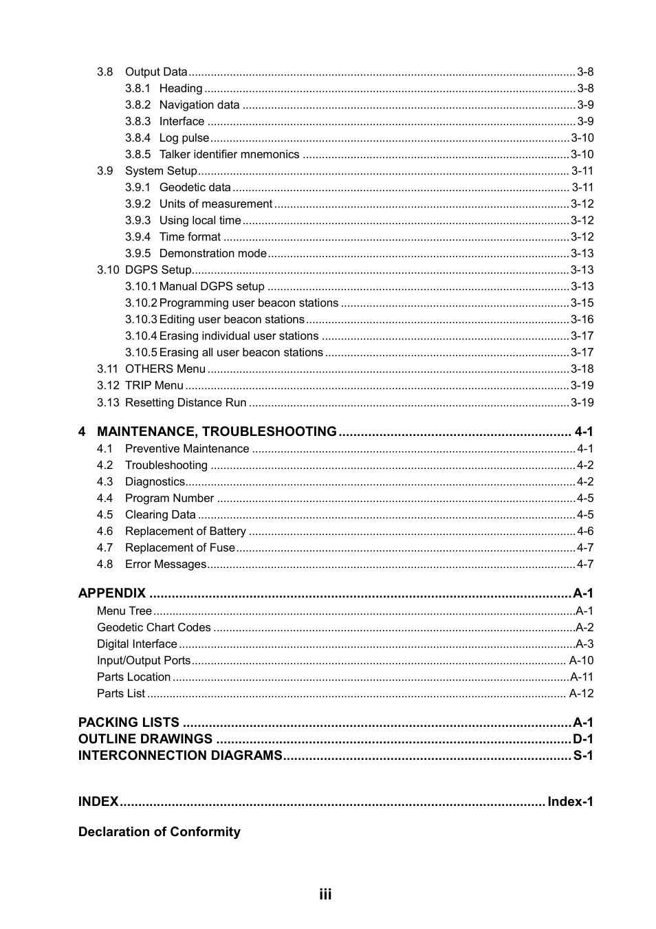 Furuno SC-120 User Manual | Page 5 / 96