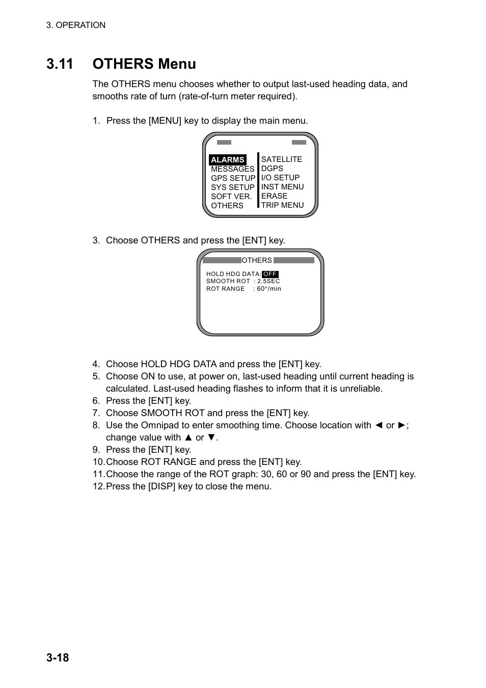 11 others menu | Furuno SC-120 User Manual | Page 56 / 96