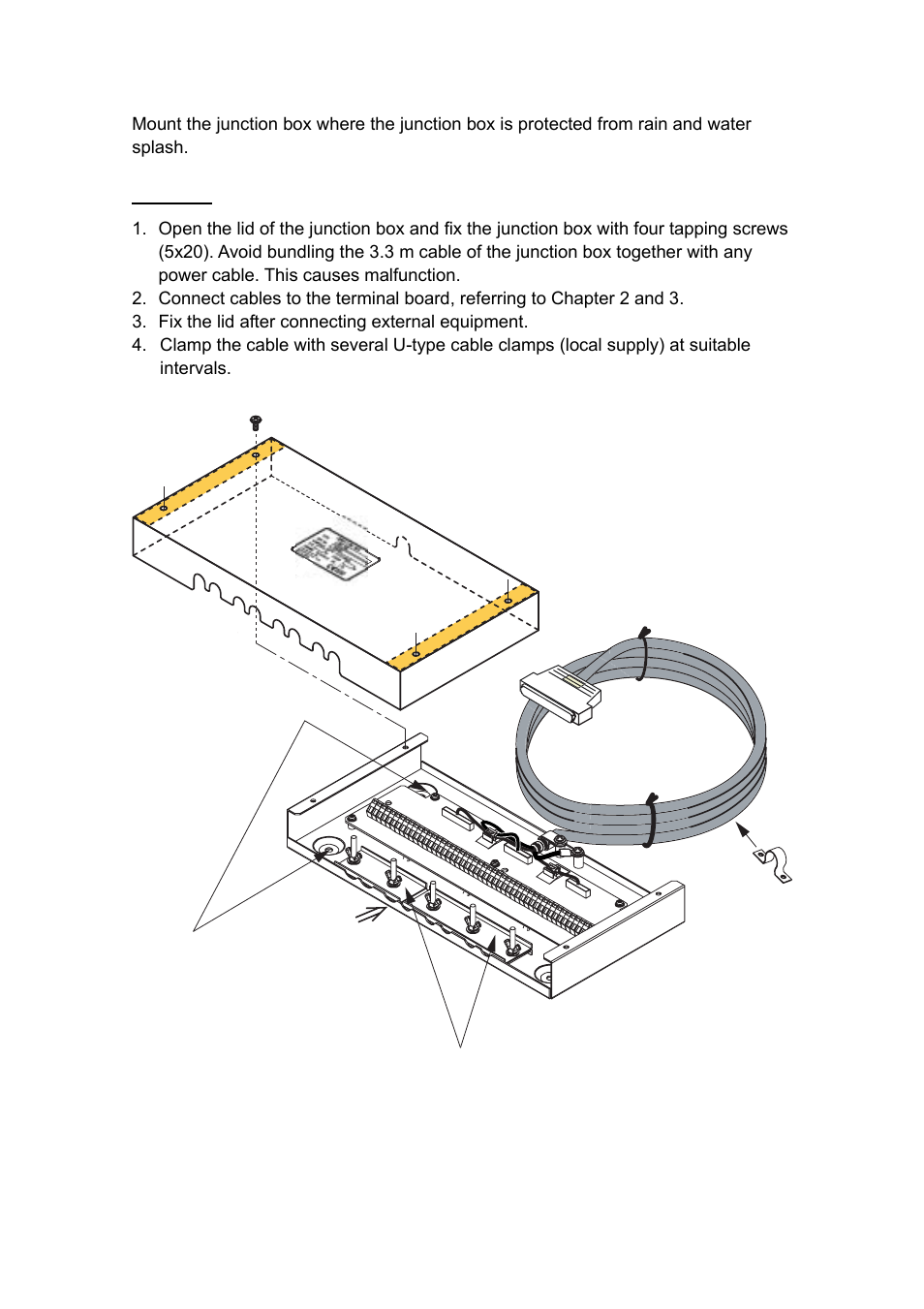 3 junction box | Furuno FA-100 User Manual | Page 16 / 58