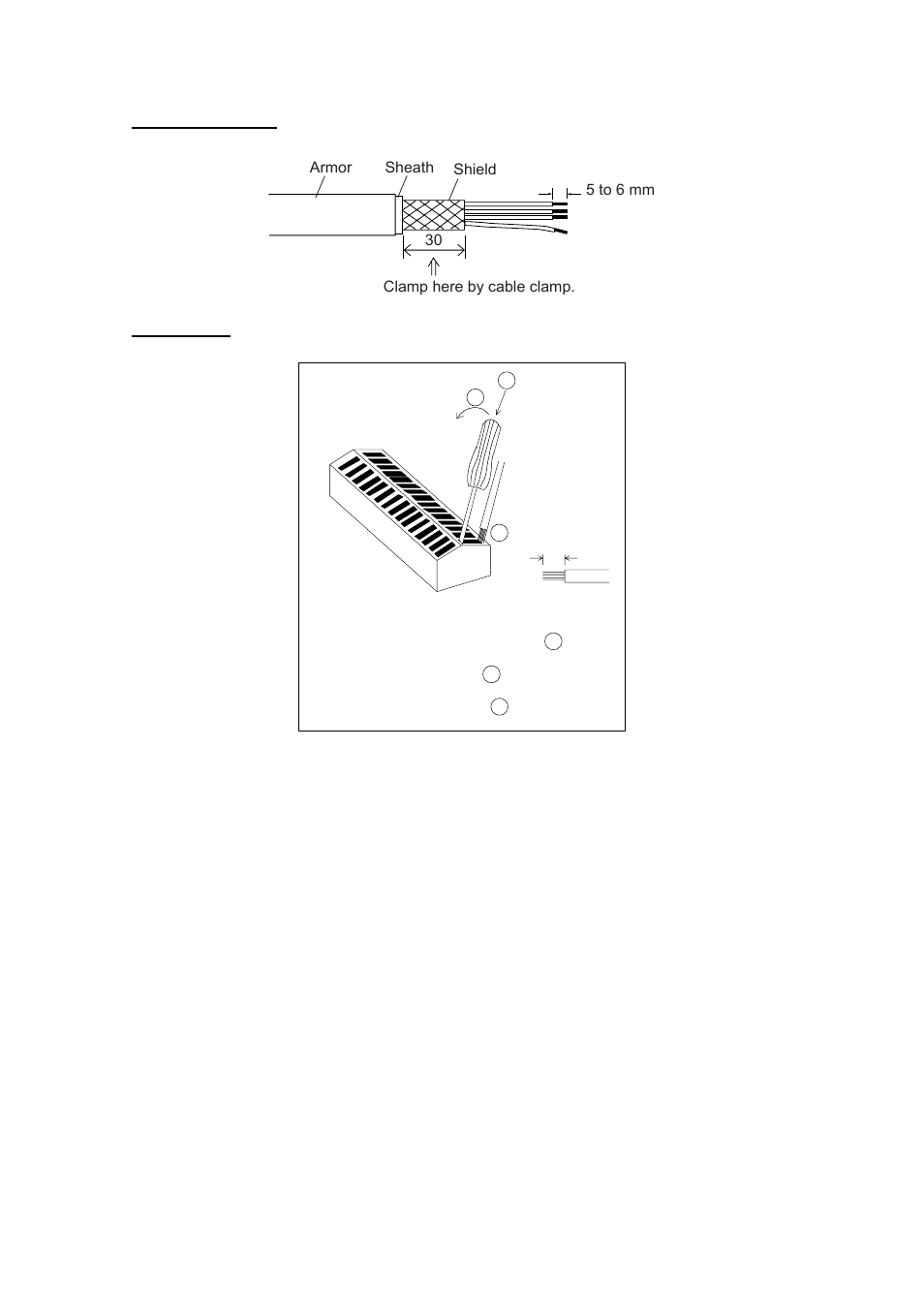14 cable connection at junction box | Furuno FA-100 User Manual | Page 20 / 58