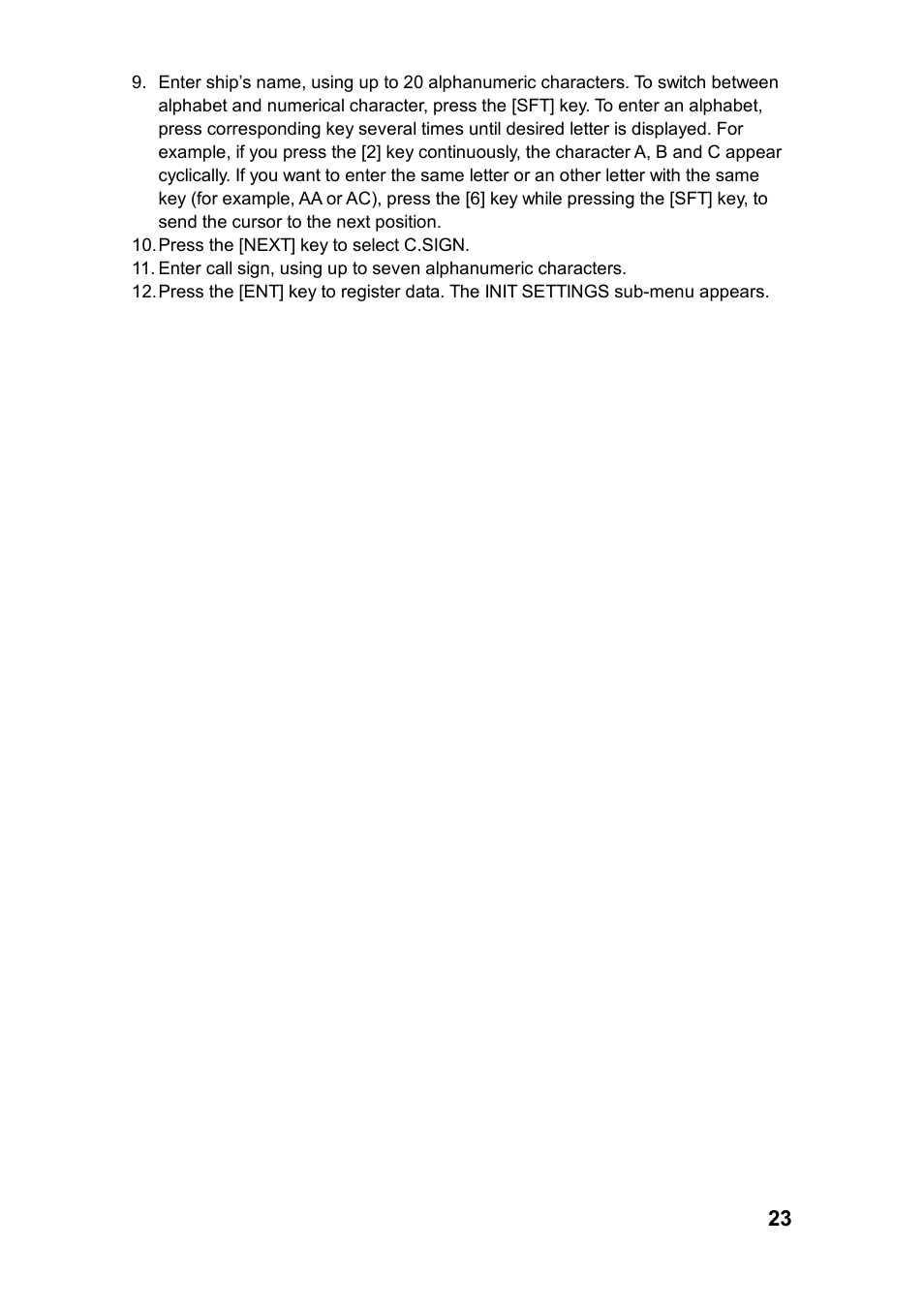 Furuno FA-100 User Manual | Page 29 / 58