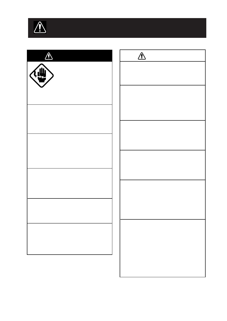 Safety instructions, Caution, Warning | Furuno CSH-53 User Manual | Page 3 / 106