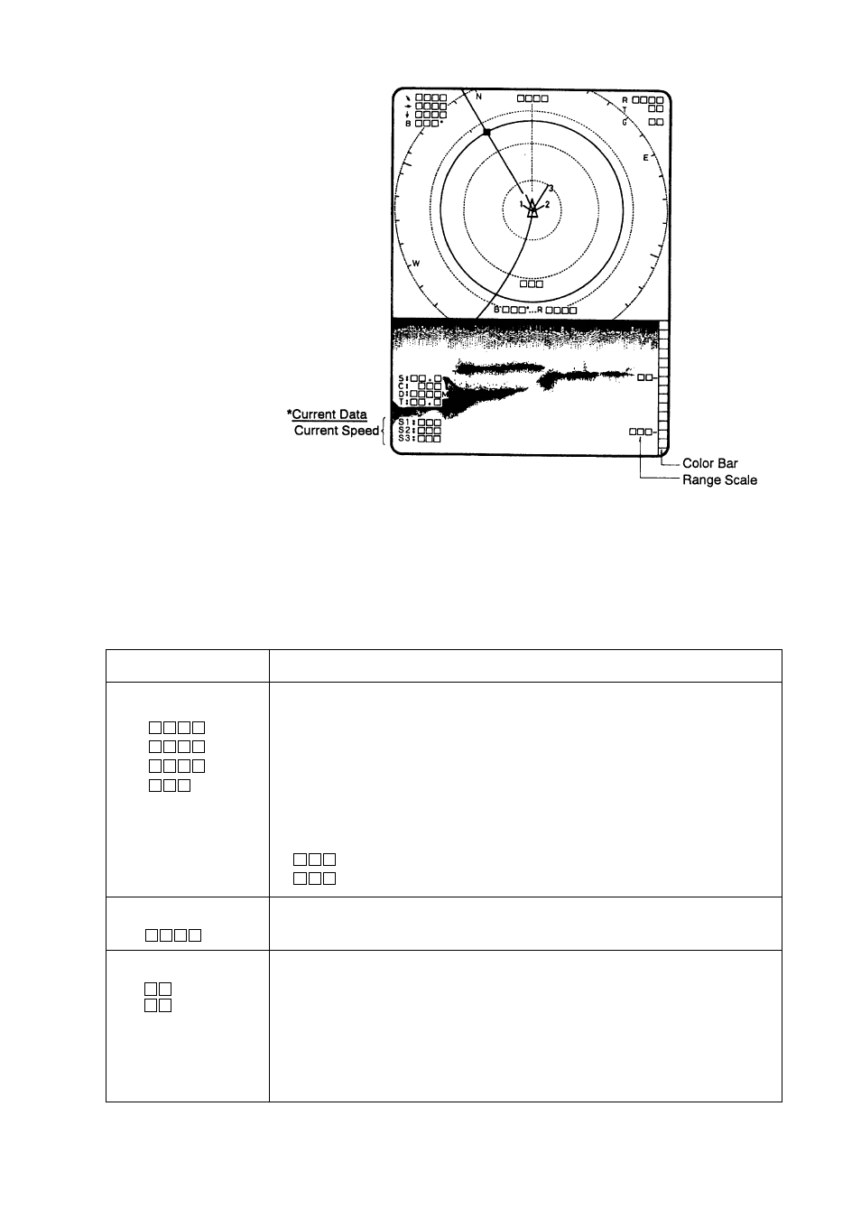 Permanently displayed marks and data | Furuno CSH-53 User Manual | Page 33 / 106