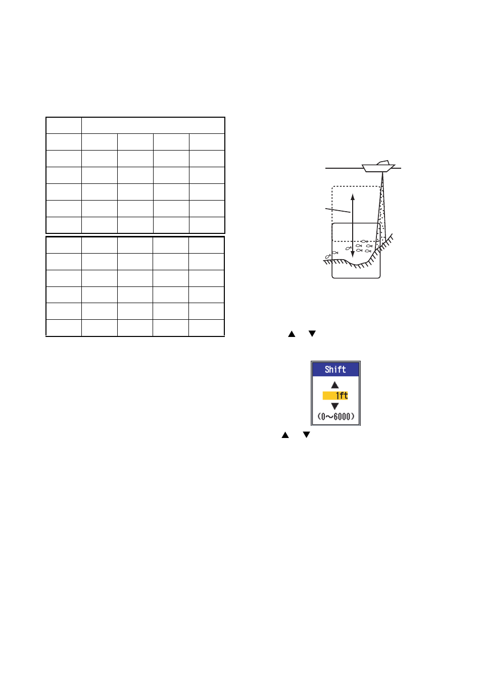 6 shifting the range, 2 manual range adjustment | Furuno FCV295 User Manual | Page 14 / 53
