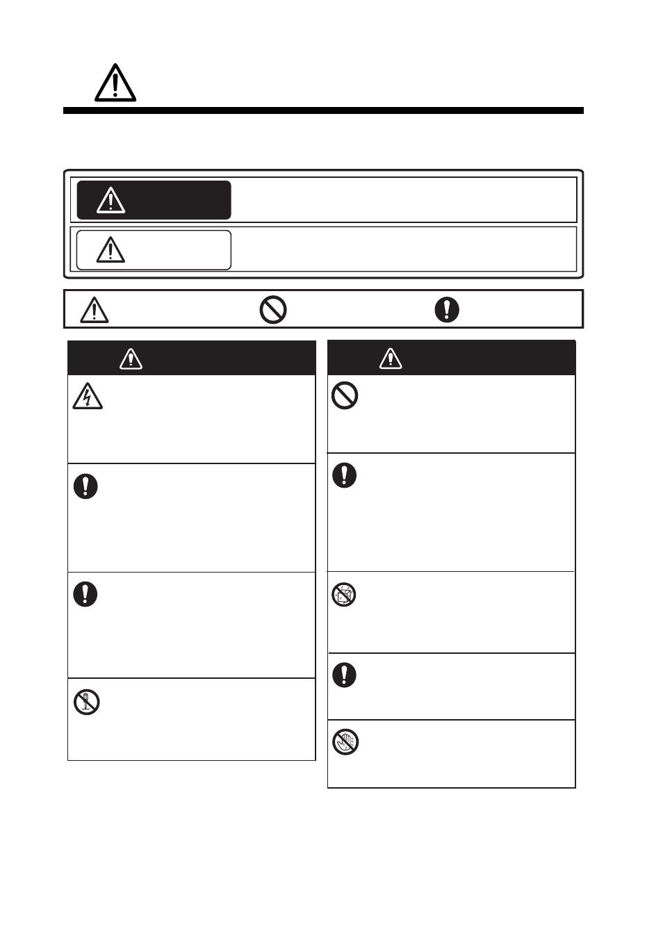Safety instructions, Caution, Warning | Furuno FCV295 User Manual | Page 4 / 53
