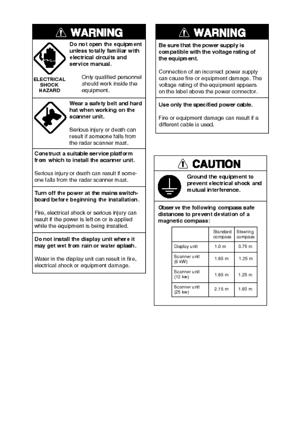 Furuno FR1500 Mk3 User Manual | Page 4 / 79