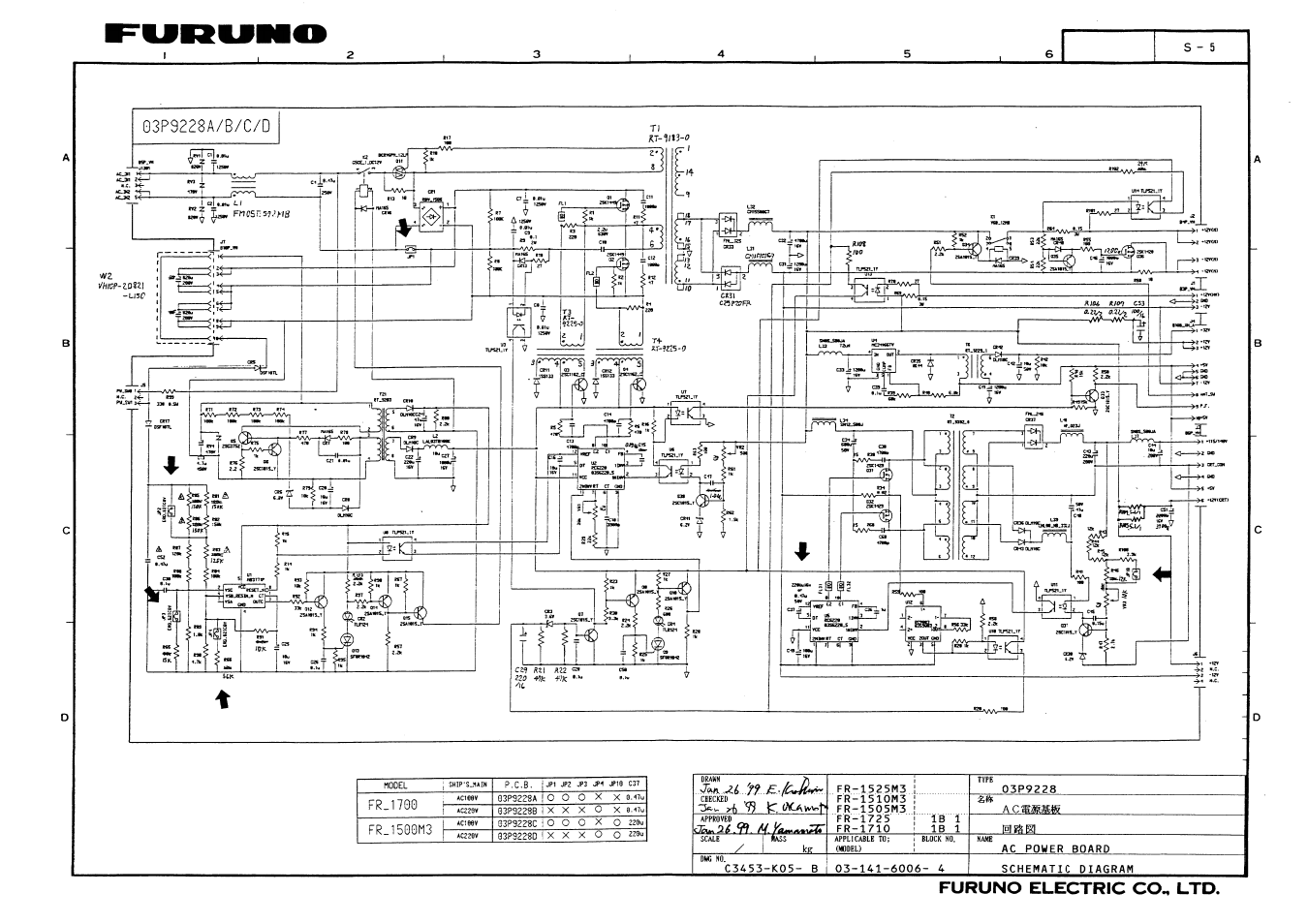 Furuno FR1500 Mk3 User Manual | Page 78 / 79