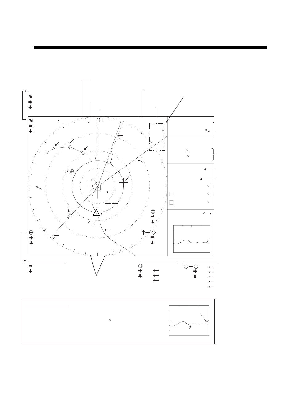 Marks and data, 1 marks and data on the normal display, R 1000 | Furuno CSH-8L User Manual | Page 57 / 89