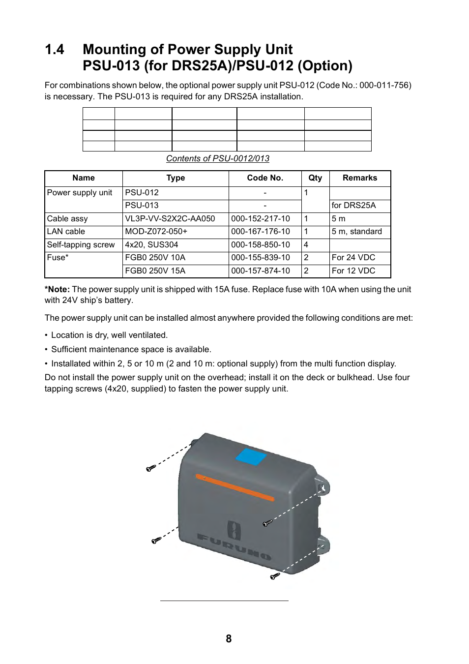 Furuno DRS4D User Manual | Page 14 / 40