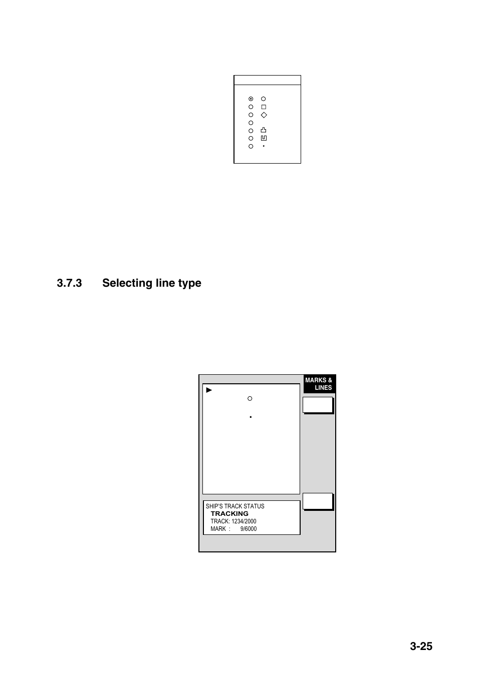 3 selecting line type | Furuno NAVNET 1833 User Manual | Page 111 / 248