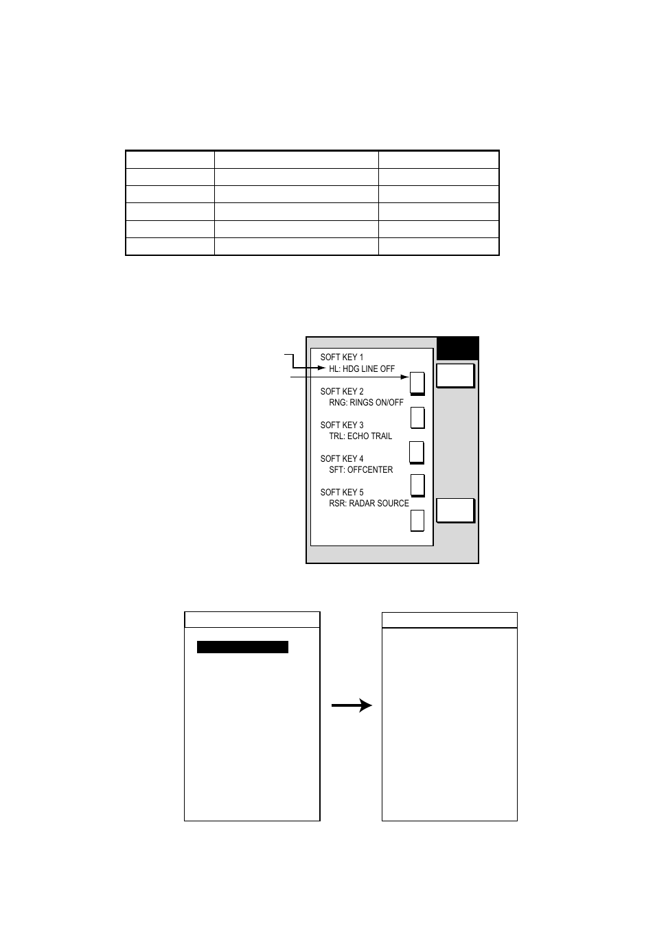6 5.2.3 function key setup, Radar function key options | Furuno NAVNET 1833 User Manual | Page 176 / 248