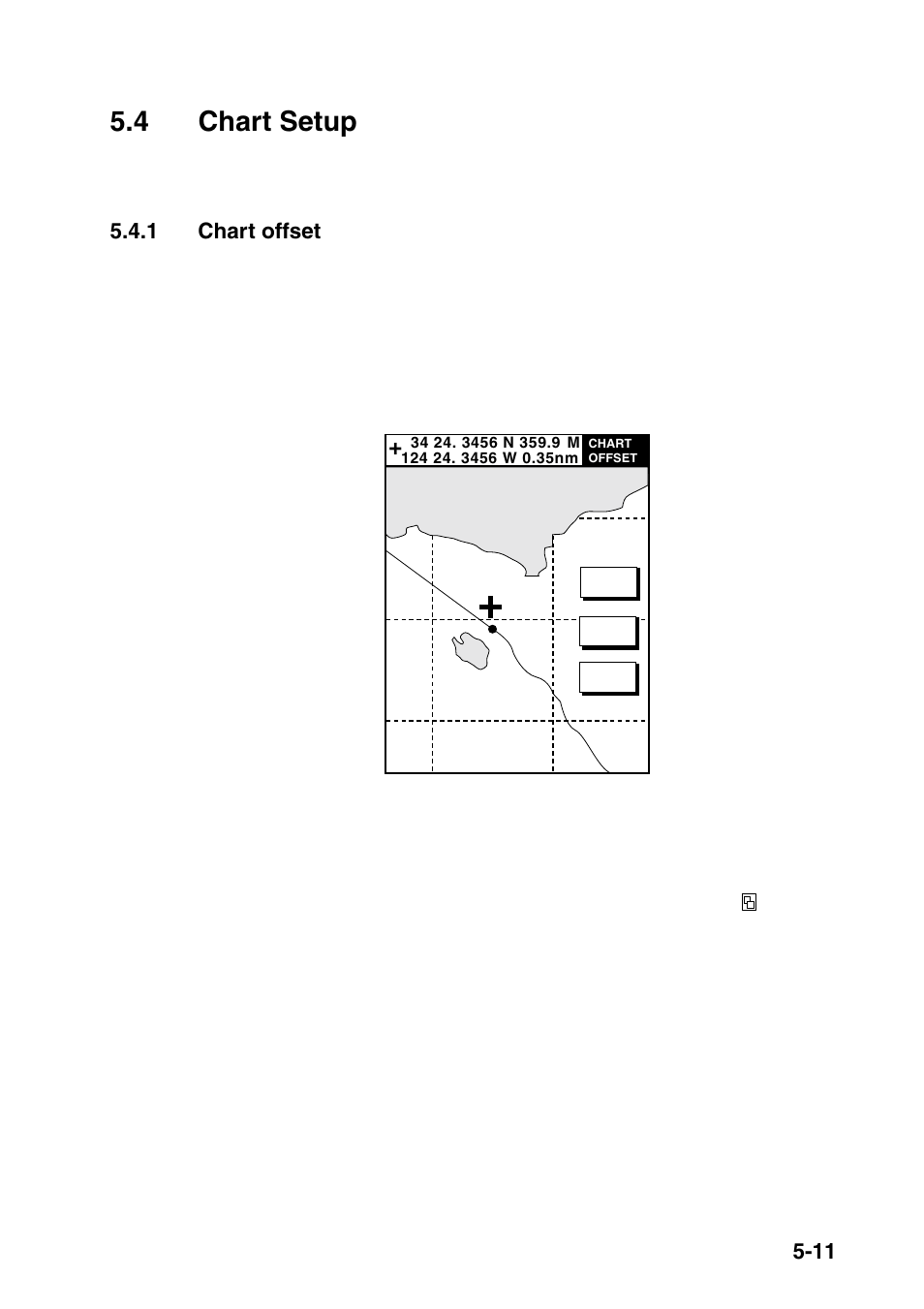4 chart setup, 1 chart offset | Furuno NAVNET 1833 User Manual | Page 181 / 248