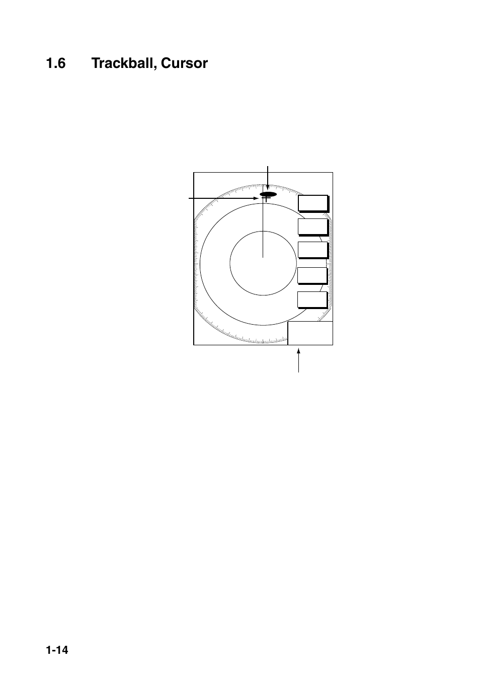 6 trackball, cursor | Furuno NAVNET 1833 User Manual | Page 28 / 248