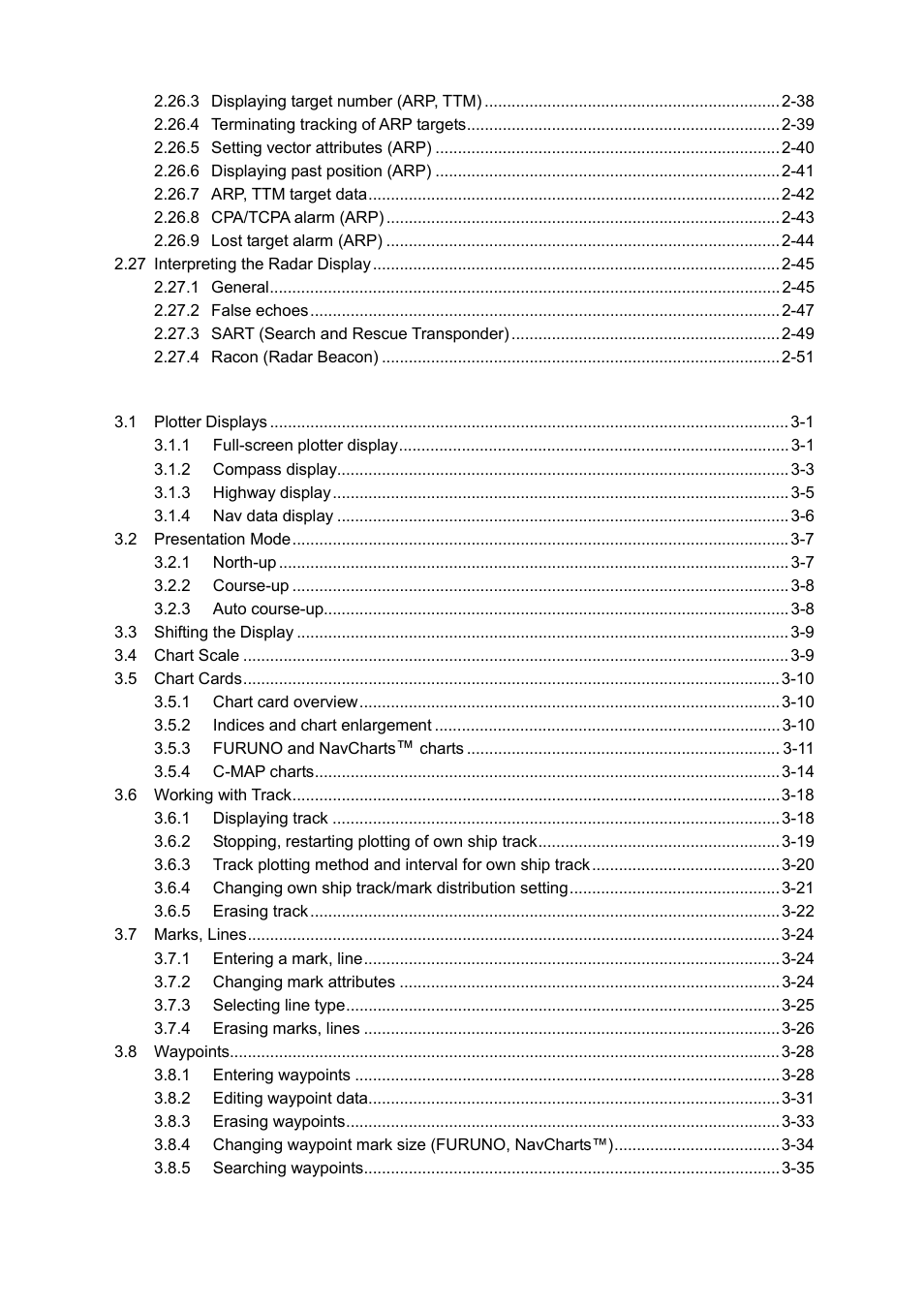 Furuno NAVNET 1833 User Manual | Page 6 / 248