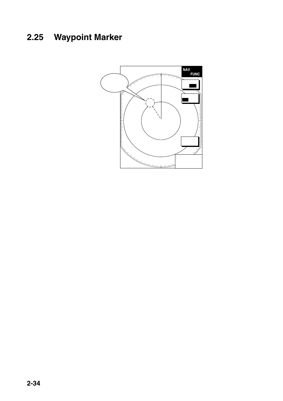 25 waypoint marker | Furuno NAVNET 1833 User Manual | Page 68 / 248