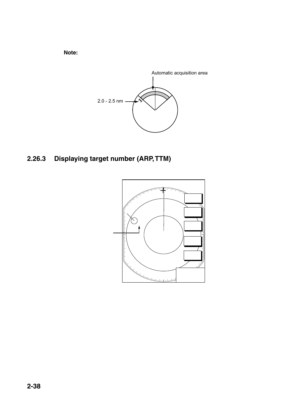 3 displaying target number (arp, ttm) | Furuno NAVNET 1833 User Manual | Page 72 / 248