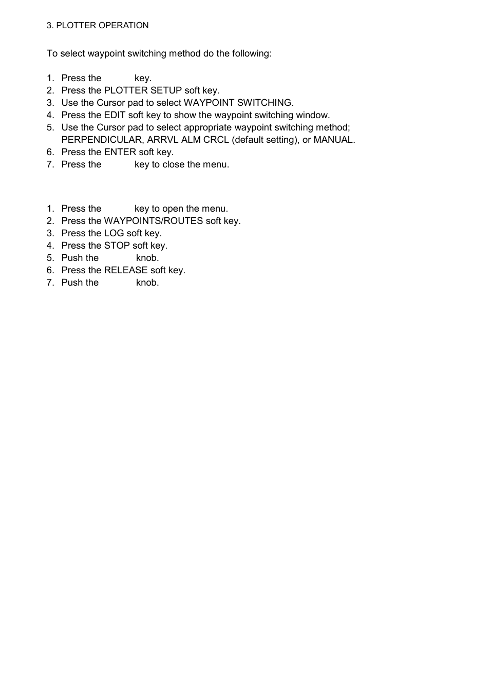 5 canceling route navigation | Furuno 1724C User Manual | Page 119 / 241