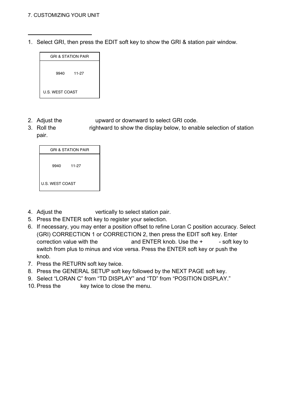 Furuno 1724C User Manual | Page 193 / 241
