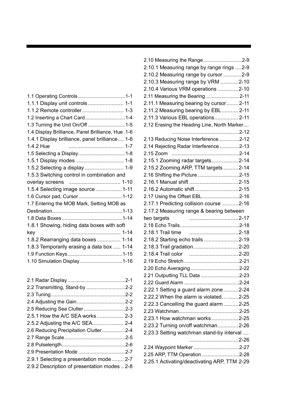 Furuno 1724C User Manual | Page 3 / 241