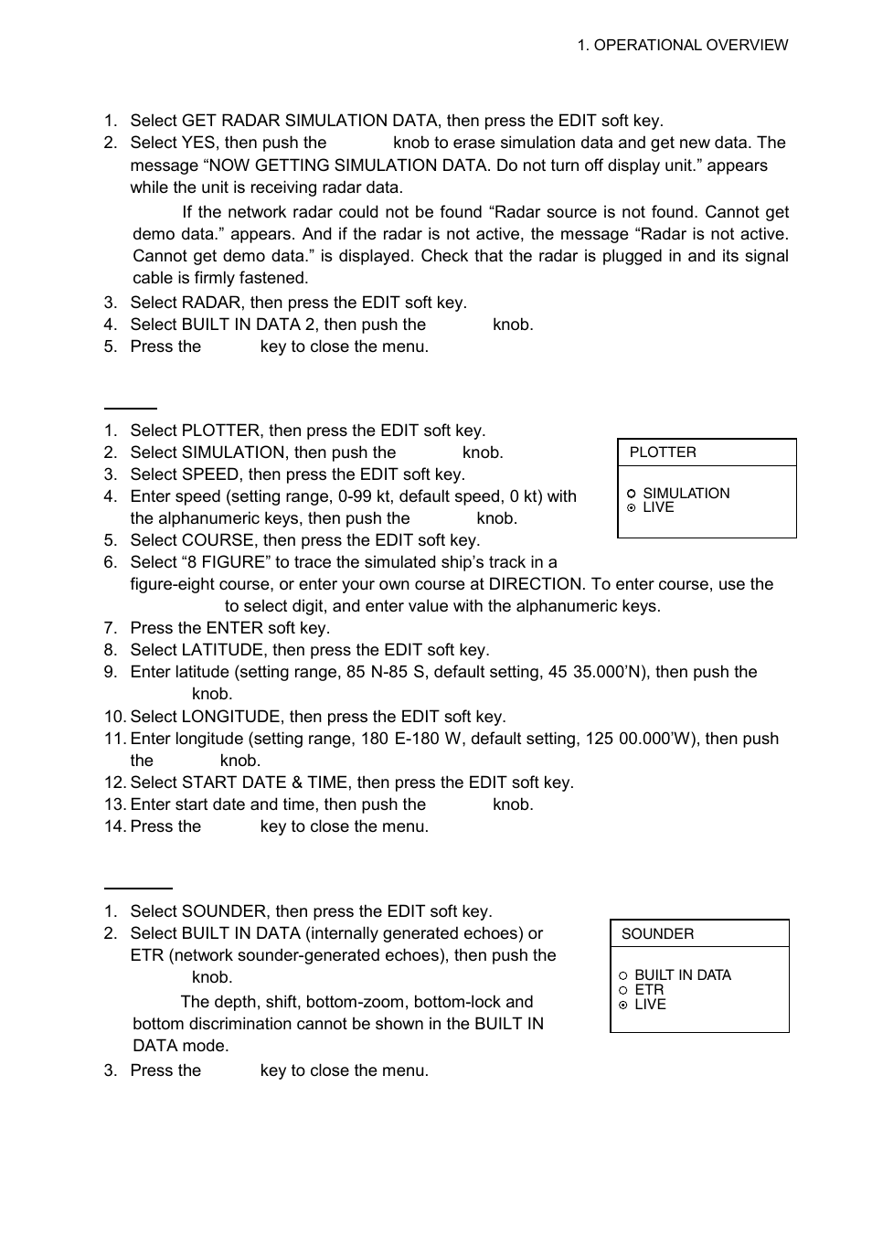 Furuno 1724C User Manual | Page 30 / 241