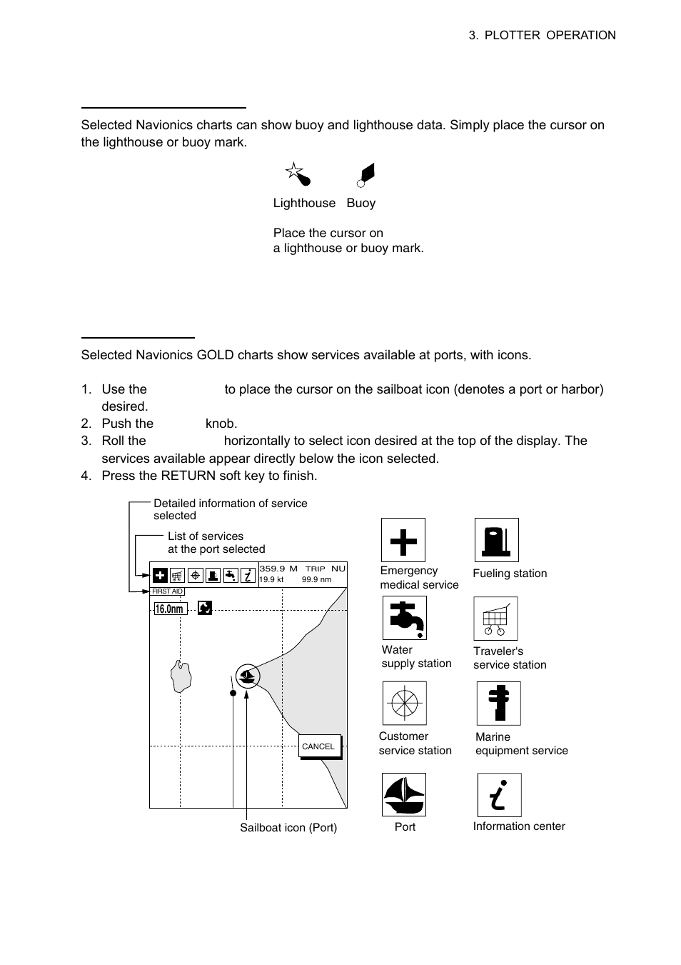 3 navionics charts, Charts | Furuno 1724C User Manual | Page 82 / 241