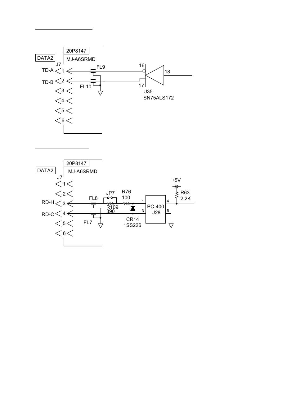 Data 2 port (input) | Furuno BACK GP-80 User Manual | Page 77 / 103