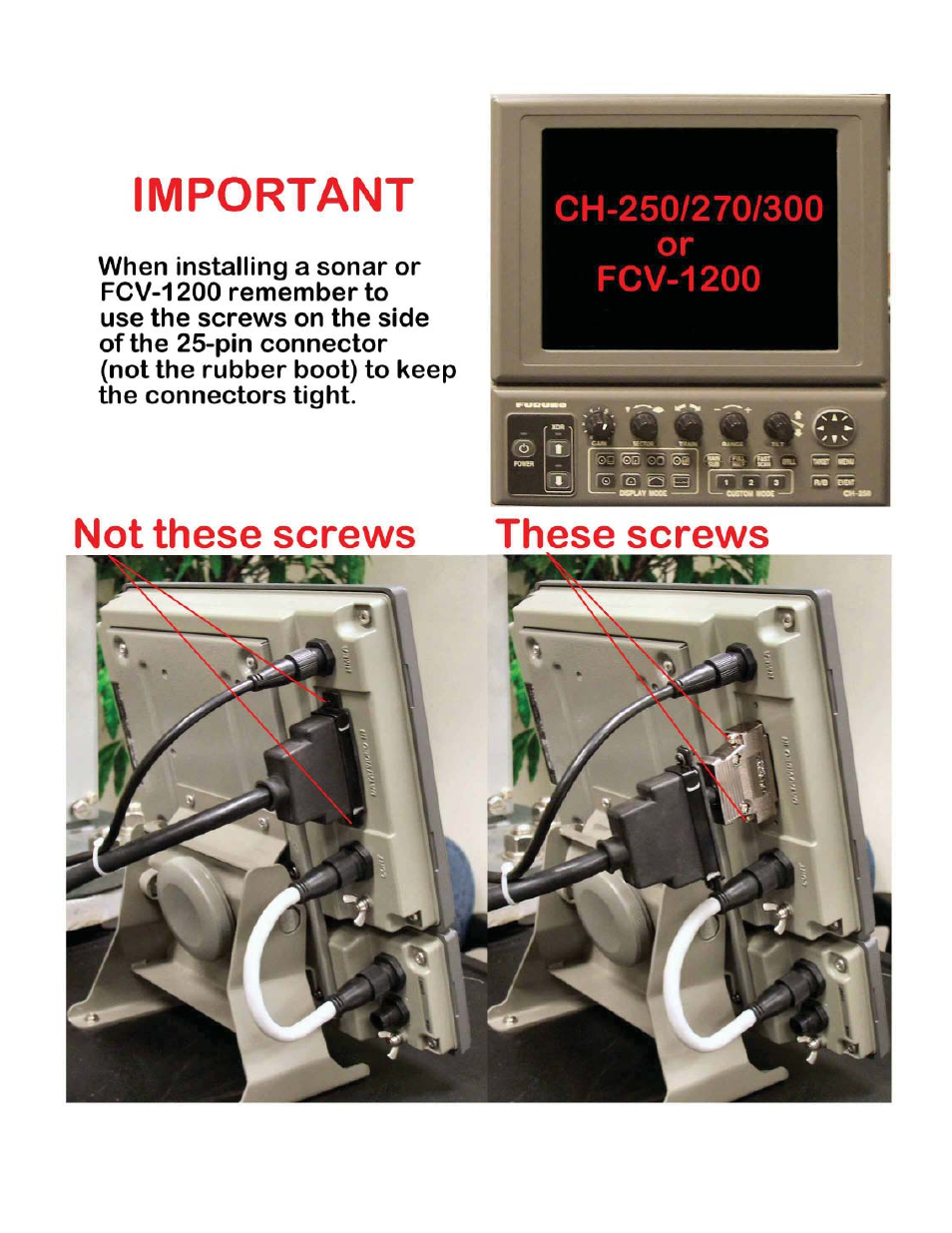 Furuno SEARCHLIGHT CH270 User Manual | Page 12 / 13