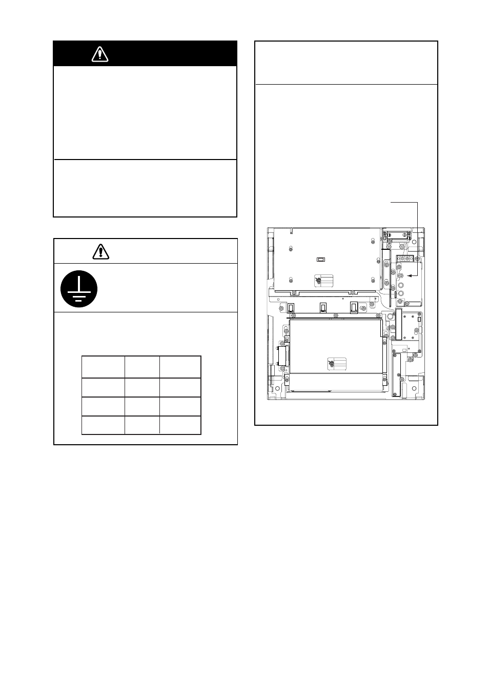 Caution, Warning, Power switch in ac powered display unit | Furuno FR-2115/2125 User Manual | Page 4 / 79