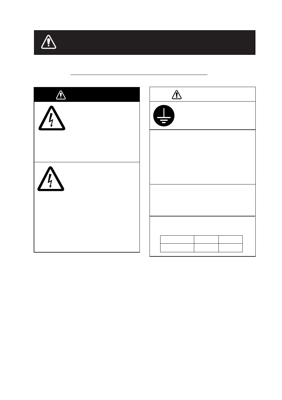 Safety instructions, Warning, Caution | Safety instructions for the installer | Furuno GP-1650W User Manual | Page 3 / 44