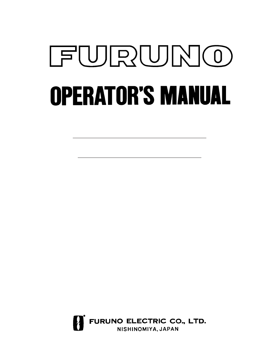 Furuno 1942 MARK-2 User Manual | 52 pages