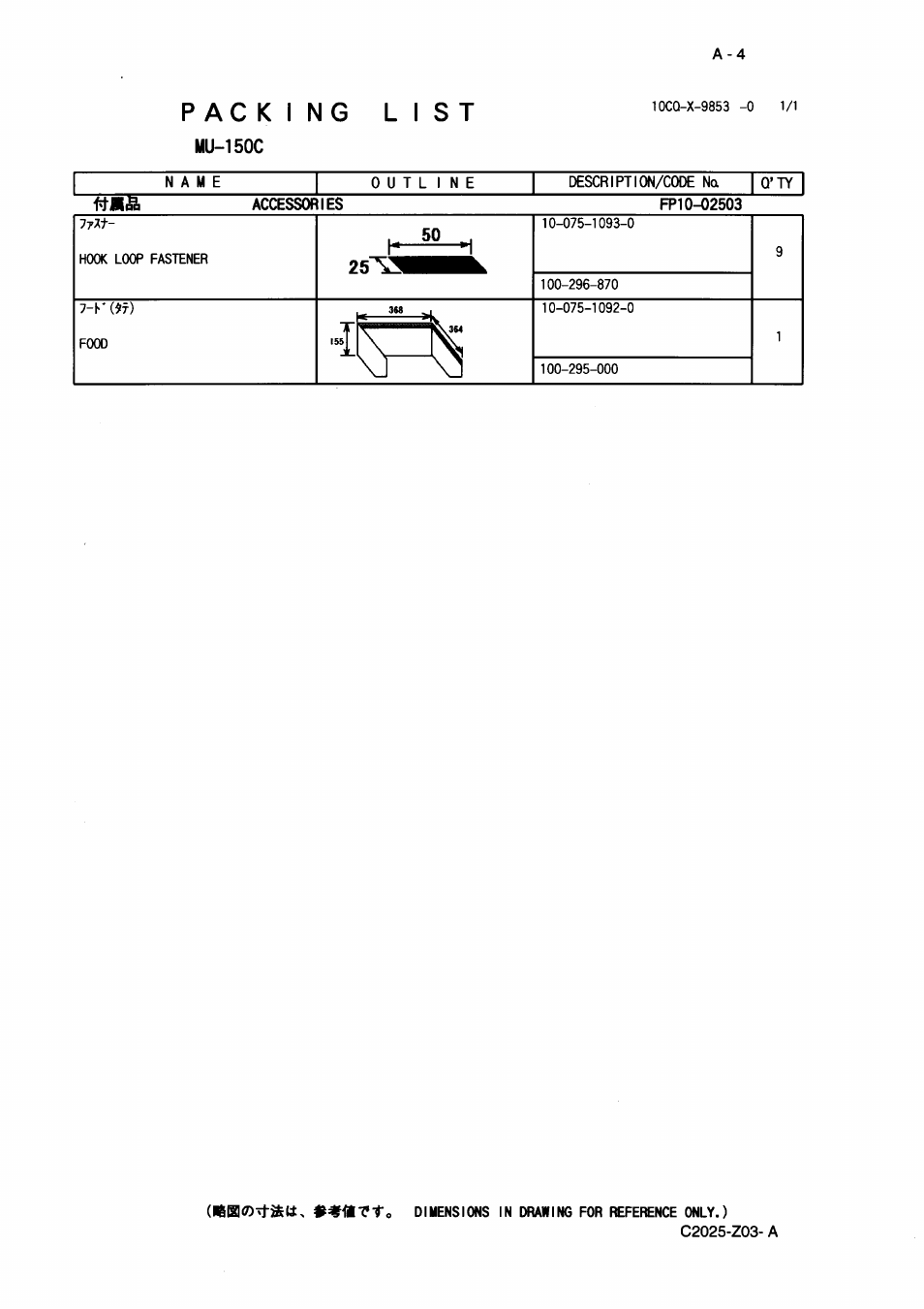 Furuno MU-150C User Manual | Page 33 / 40