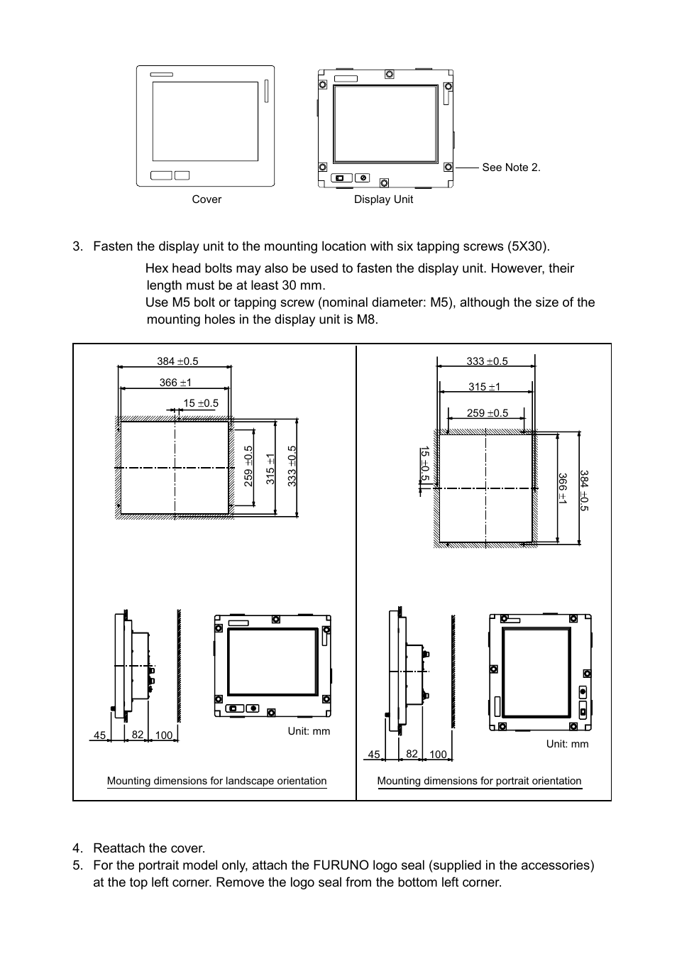 Furuno MU-150C User Manual | Page 9 / 40