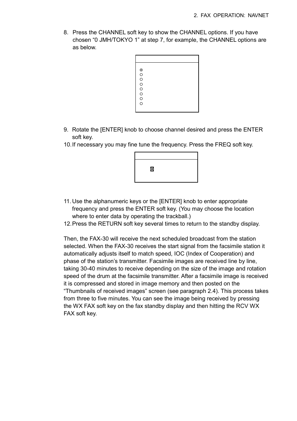 Furuno FAX-30 User Manual | Page 25 / 115