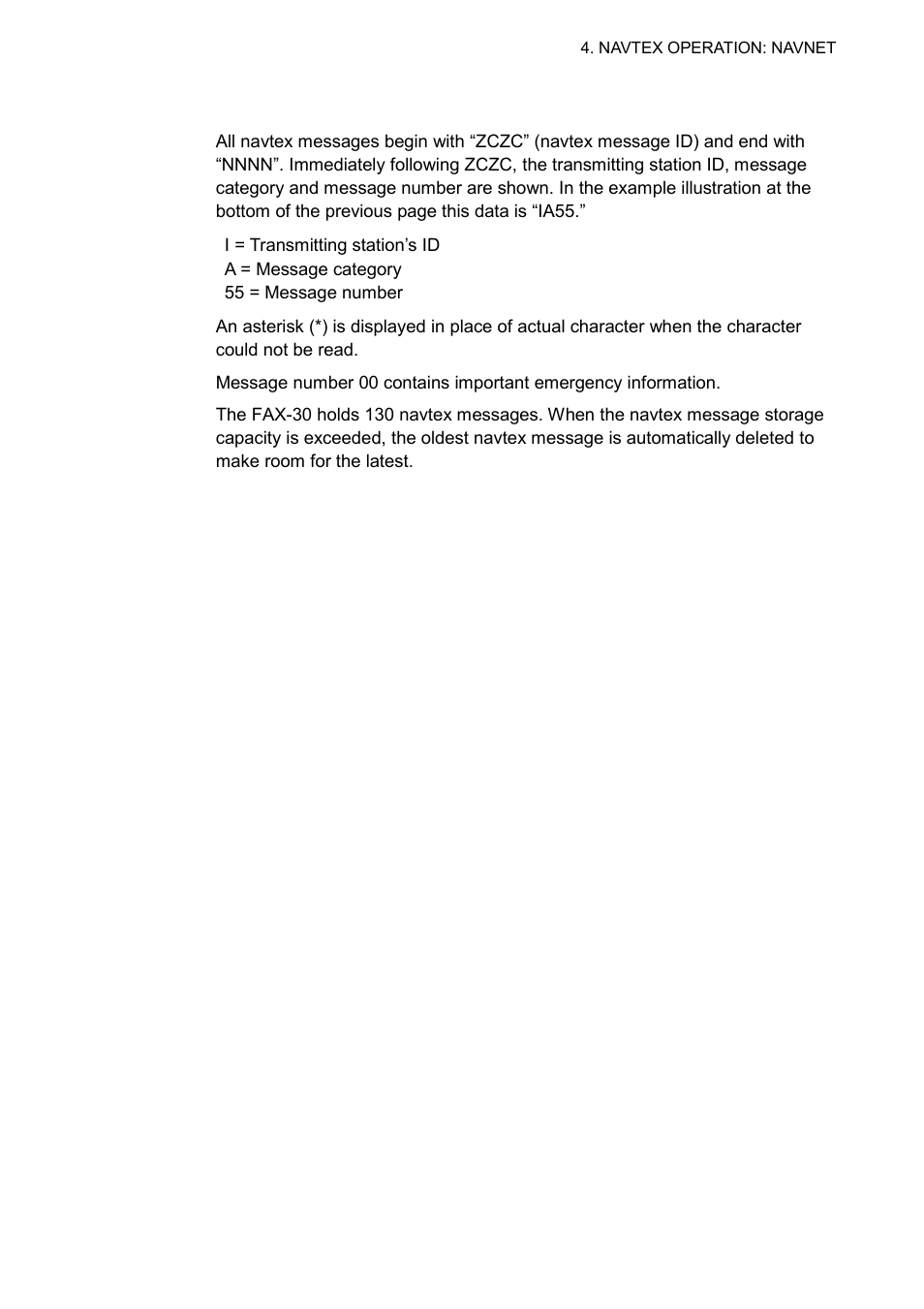 Furuno FAX-30 User Manual | Page 61 / 115